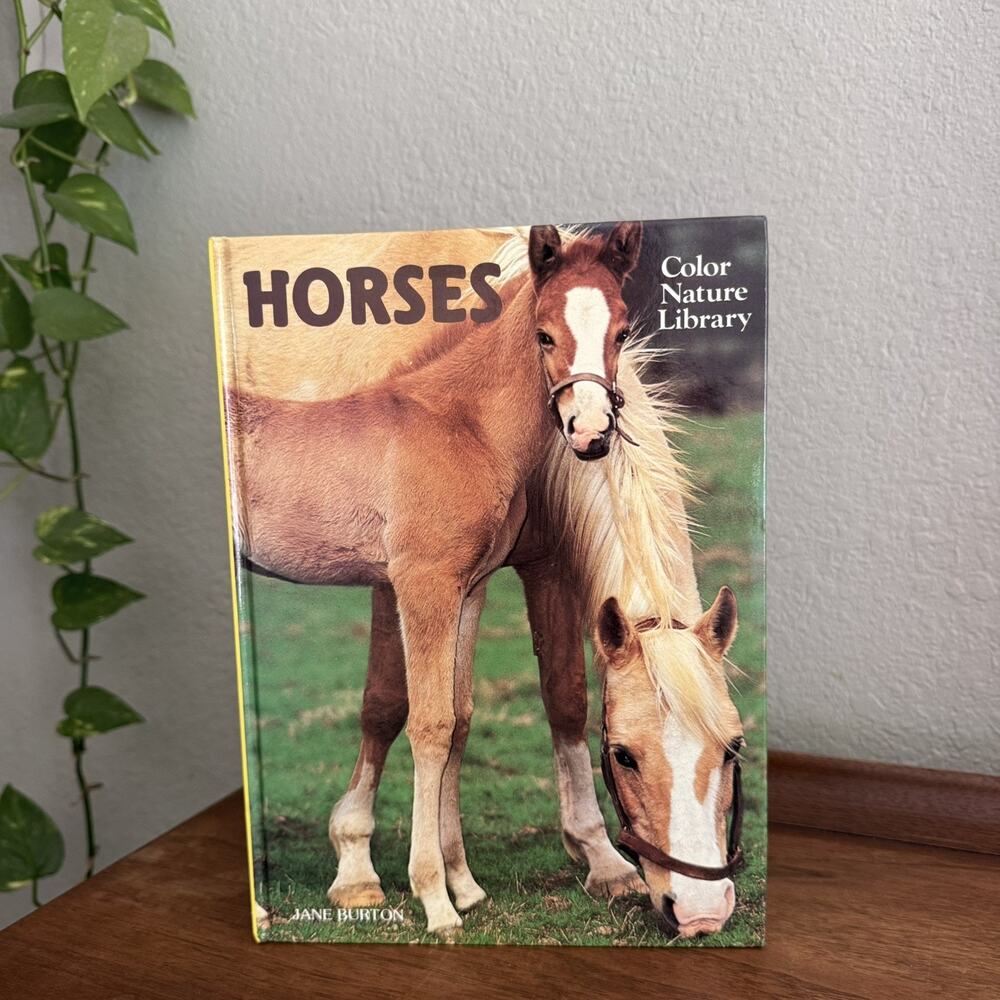 Horses Color Nature Library (1986 HC/DJ) by Jane Burton